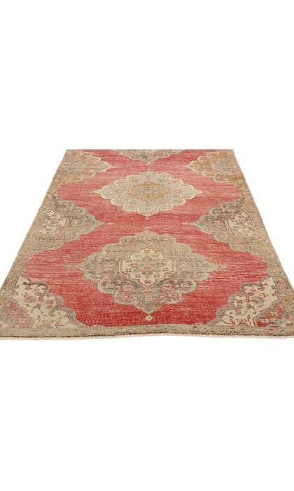 3 x 12 Vintage Red Turkish Oushak Rug 53913