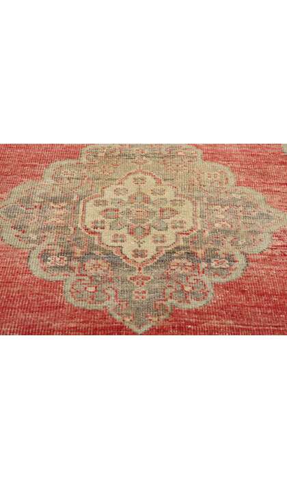 3 x 12 Vintage Red Turkish Oushak Rug 53913