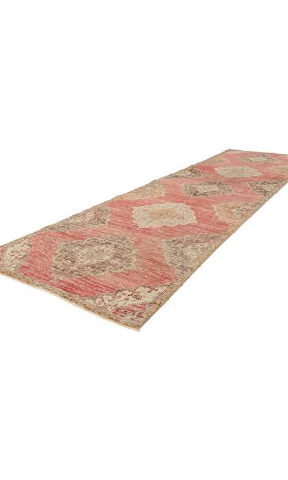 3 x 12 Vintage Red Turkish Oushak Rug 53914