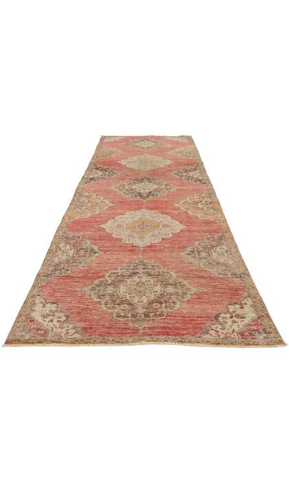 3 x 12 Vintage Red Turkish Oushak Rug 53914