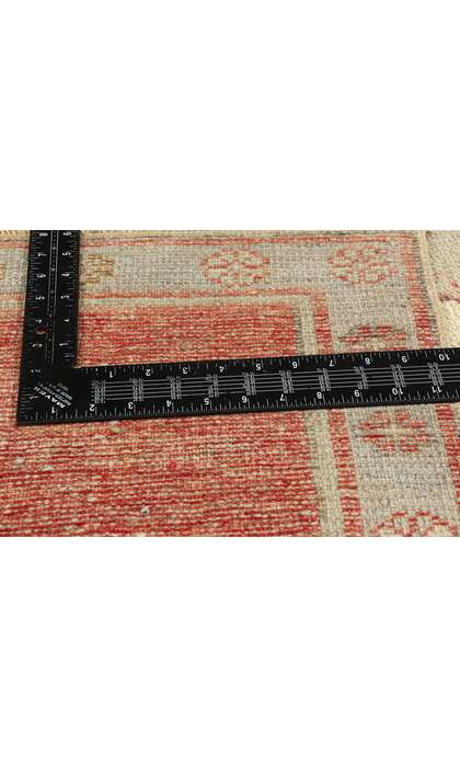 4 x 10 Vintage Red Turkish Oushak Rug 53920