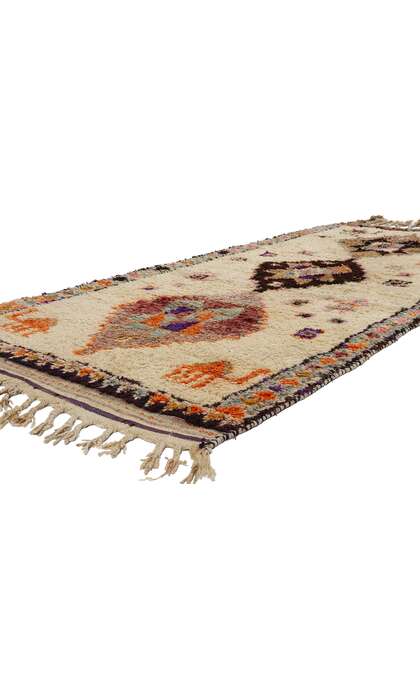 4 x 10 Vintage Tribal Kurdish Rug 53903
