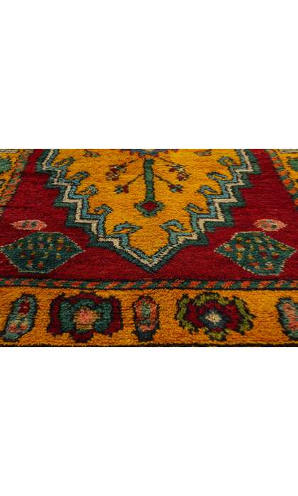4 x 11 Vintage Tribal Kurdish Rug 53904