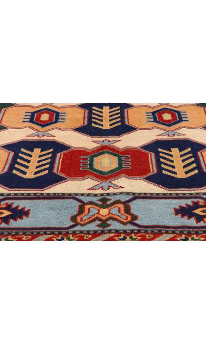 4 x 5 Vintage Turkish Oushak Rug 53923
