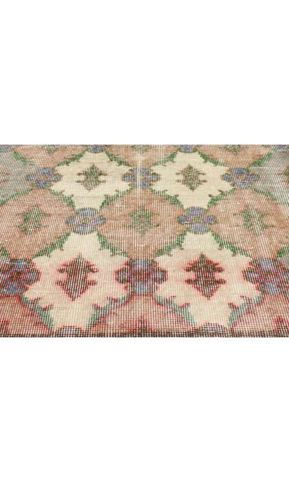 3 x 6 Distressed Vintage Turkish Sivas Rug 51974