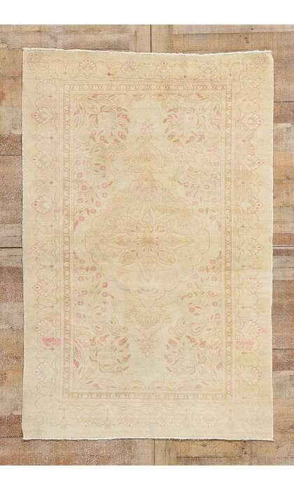 4 x 6 Vintage Turkish Sivas Rug 53937
