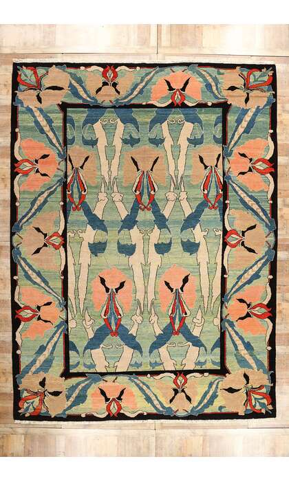 11 x 15 William Morris Design Irish Donegal Rug 78758