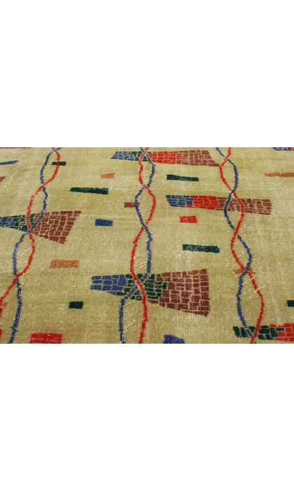 7 x 10 Zeki Muren Vintage Turkish Sivas Rug 51581