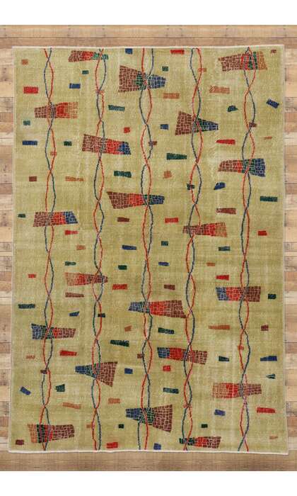 7 x 10 Zeki Muren Vintage Turkish Sivas Rug 51581