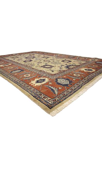 7 x 10 Vintage Persian Mahal Rug 75849