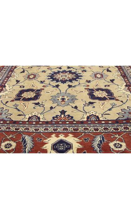 7 x 10 Vintage Persian Mahal Rug 75849