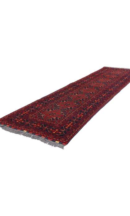 3 x 10 Vintage Afghan Baluch Rug 77009