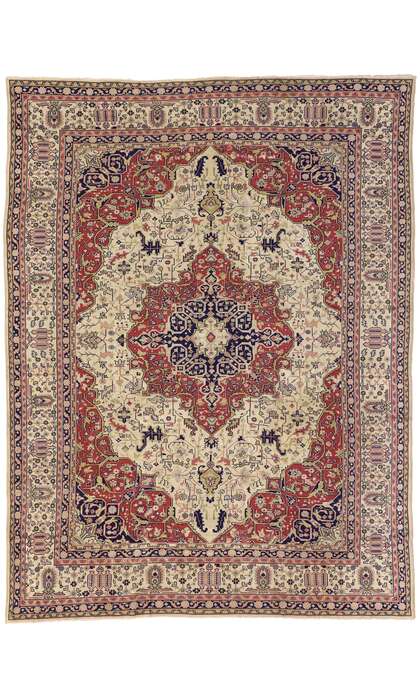 10 x 13 Antique Indian Agra Rug 71437