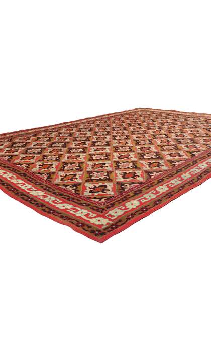 9 x 12 Antique Indian Kashmir Rug 71812