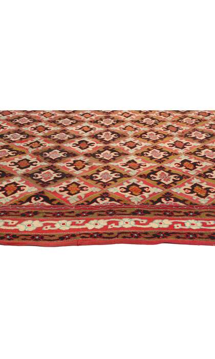 9 x 12 Antique Indian Kashmir Rug 71812