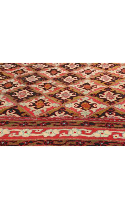 9 x 12 Antique Indian Kashmir Rug 71812