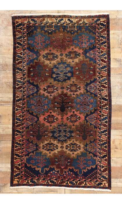 5 x 8 Antique Persian Bakhtiari Rug 77680