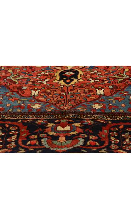 8 x 12 Antique Persian Sarouk Farahan Rug 53478