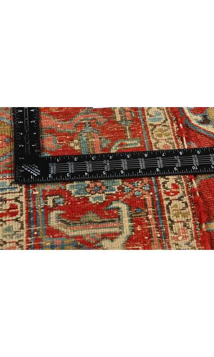 5 x 6 Antique Persian Serapi Rug 78168