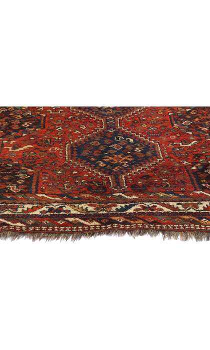 6 x 6 Antique Persian Tribal Shiraz Rug 78155