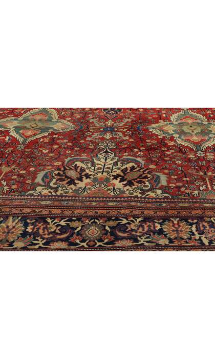8 x 13 Antique Persian Sarouk Farahan Rug 77579