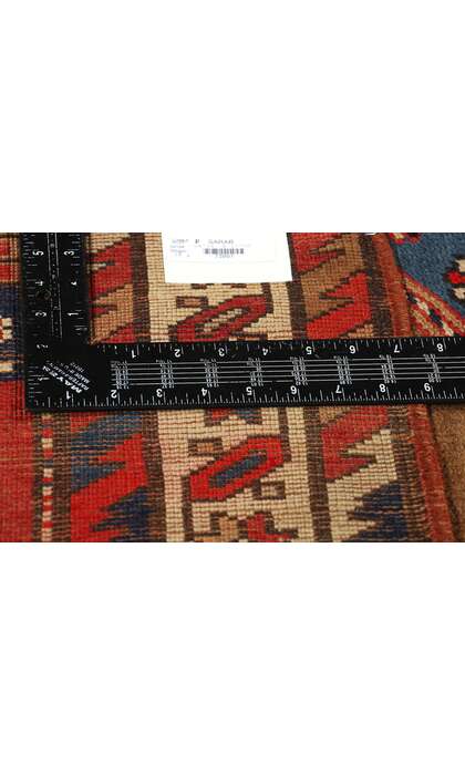 4 x 11 Antique Brown Persian Sarab Rug Runner 73991