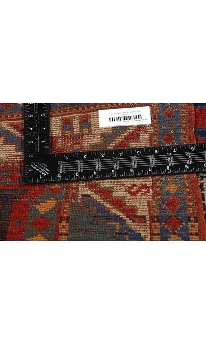 5 x 7 Antique Caucasian Tribal Kazak Rug 78210