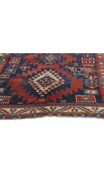5 x 7 Antique Caucasian Tribal Kazak Rug 78210