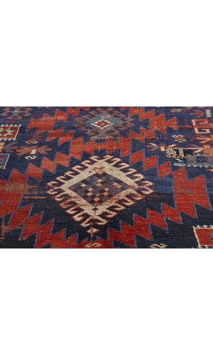5 x 7 Antique Caucasian Tribal Kazak Rug 78210