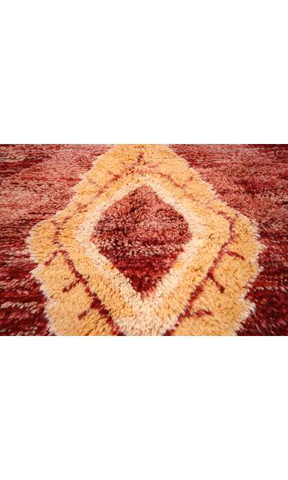 7 x 10 Vintage Red Beni Mrirt Moroccan Rug 20732