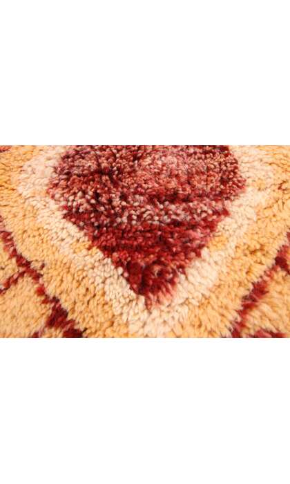 7 x 10 Vintage Red Beni Mrirt Moroccan Rug 20732