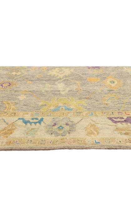10 x 14 Colorful Turkish Oushak Rug 52530