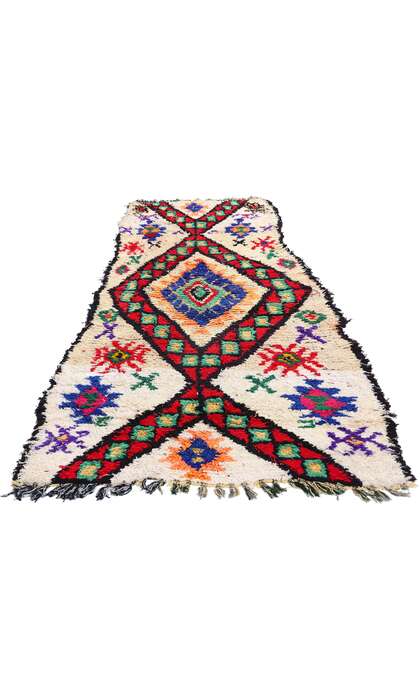 3 x 8 Colorful Vintage Moroccan Azilal Rug 21536