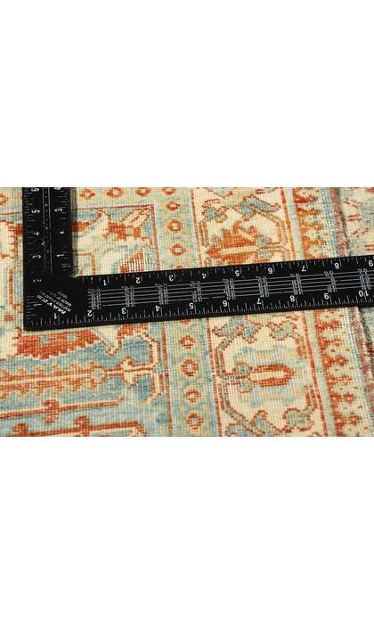 11 x 13 Distressed Antique Persian Joshegan Rug 52558