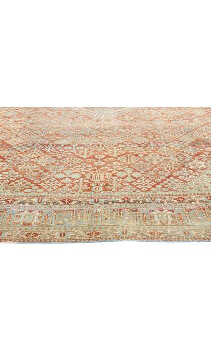 11 x 13 Distressed Antique Persian Joshegan Rug 52558