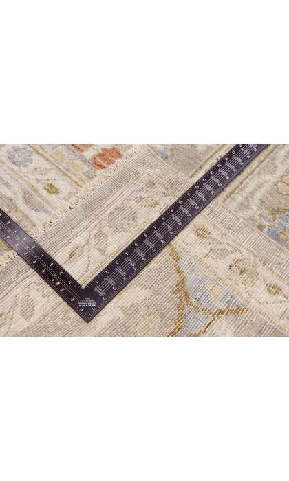 10 x 14 Modern Gray Persian Sultanabad Rug 60873