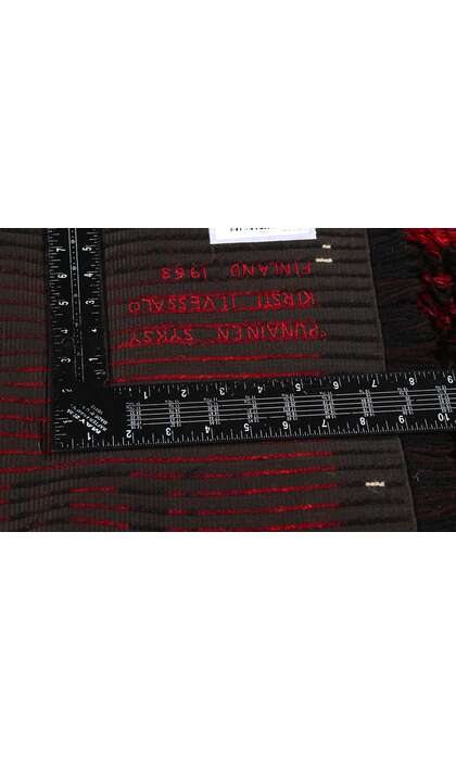 4 x 7 Kirsti Ilvessalo Finnish Ryijy Rya Rug 78649