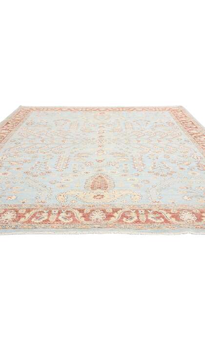 8 x 10 Modern Light Blue Sultanabad Rug 81114