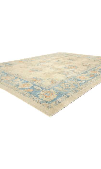 9 x 12 Modern Turkish Oushak Rug 53613