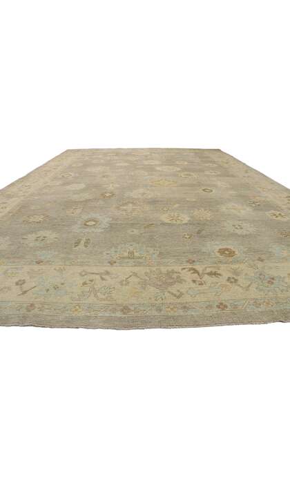 12 x 16 Modern Turkish Oushak Rug 51608