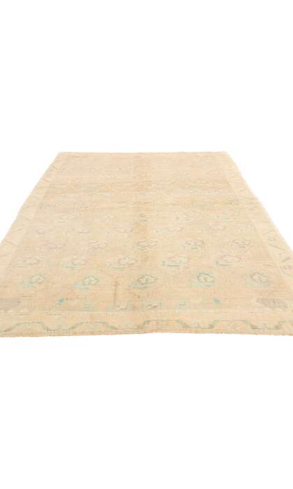 5 x 8 Vintage Muted Turkish Oushak Rug 53682