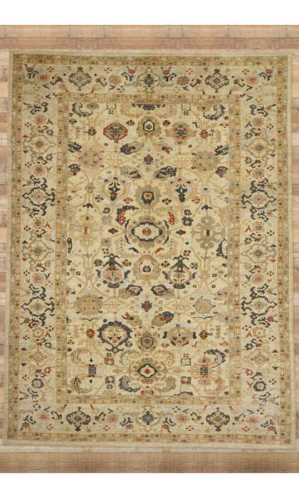 11 x 16 Organic Modern Persian Sultanabad Rug 60711