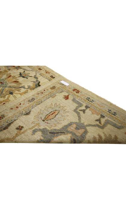 3 x 16 Modern Persian Sultanabad Rug Runner 60705