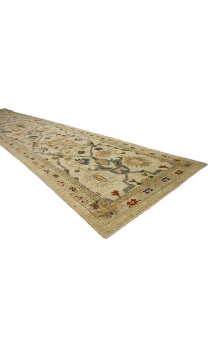 3 x 16 Modern Persian Sultanabad Rug Runner 60705