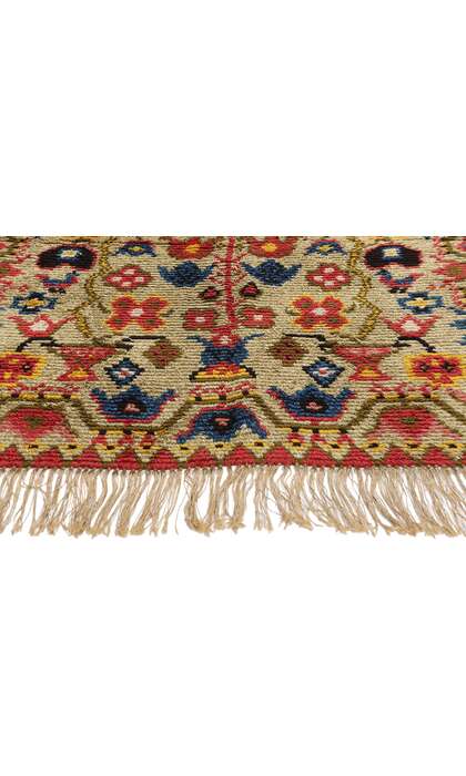 5 x 6 Vintage Finnish Porin Tienoot Ryijy Rug 78268