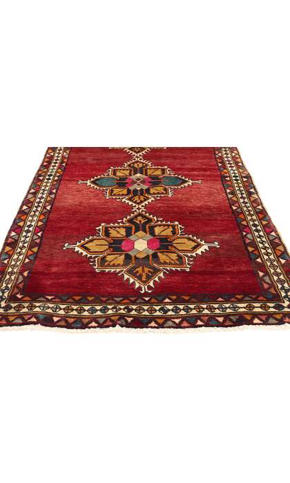 4 x 12 Vintage Persian Red Khorassan Rug Runner 76481