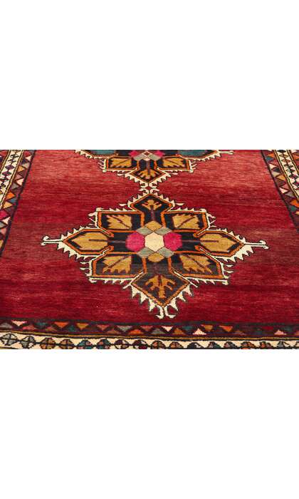 4 x 12 Vintage Persian Red Khorassan Rug Runner 76481