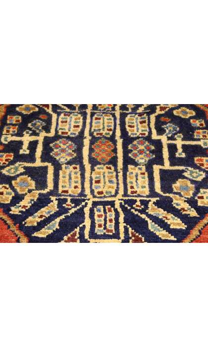 4 x 12 Vintage Red Persian Azerbaijan Rug Runner 75380