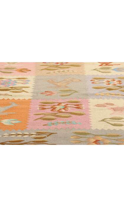 9 x 12 Vintage Oltenian Romanian Kilim Rug 78019