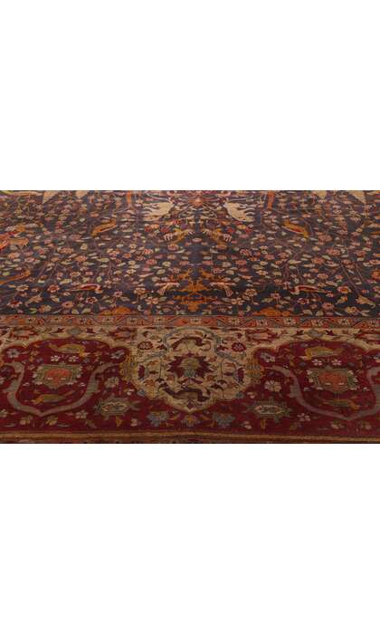 10 x 21 Antique Persian Isfahan Rug 72779